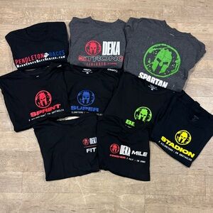 HUGE Lot of Spartan / DEKA Finisher Shirts